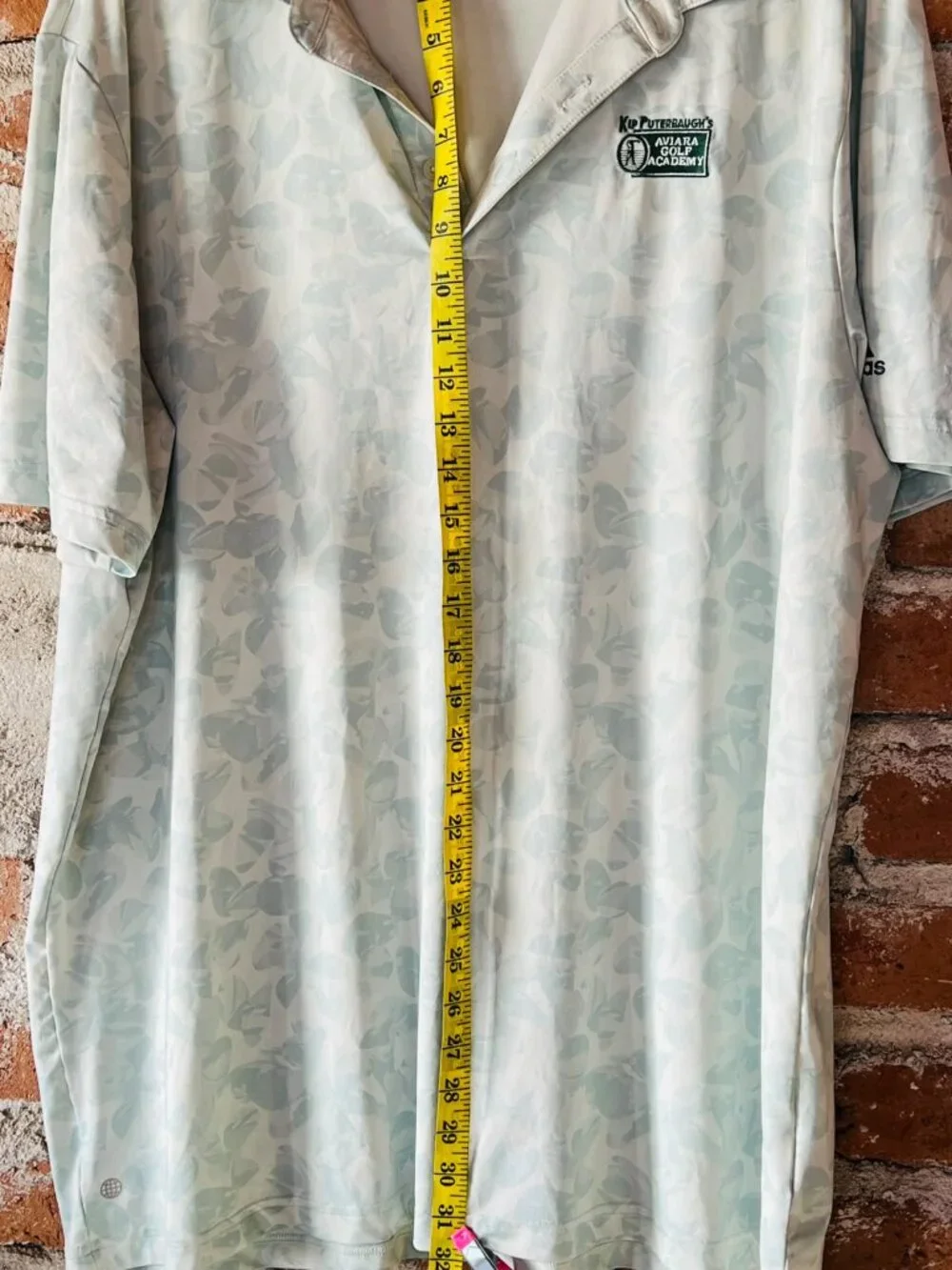 Adidas Golf Mens Kip Puterbaugh's Aviara Golf Academy Floral Polo Shirt XL